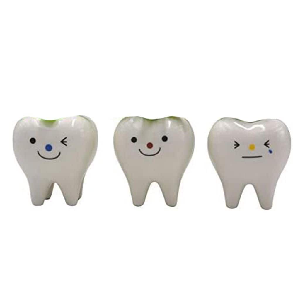 4.41 in. L x 10.43 in. W x 4.37 in. H Multicolor Indoor Ceramic Mini Tooth Shaped Succulent Plant Pots Set 3-Pack price history on PriceWatchPro