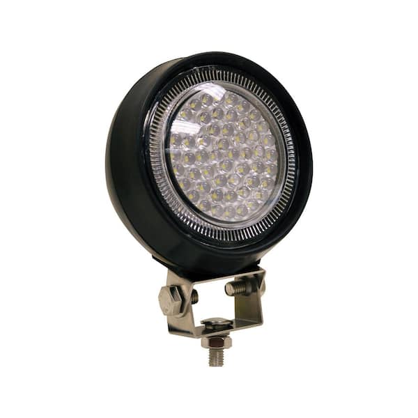 BUYERS PRODUCTS 5 in. LED Sealed Rubber 36 W Utility Flood Light, Clear