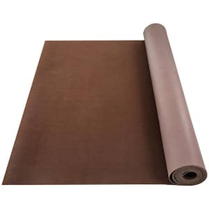 Indoor Outdoor Carpet 6 ft. W x 23 ft. L Indoor/Outdoor Area Rug Water-Proof Carpet Roll, Deep Brown