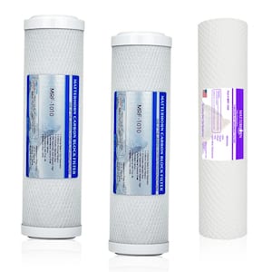 Pre-Filter Under Sink Replacement Filter Water Filter Cartridge Set for Standard Under Counter Systems and RO Systems