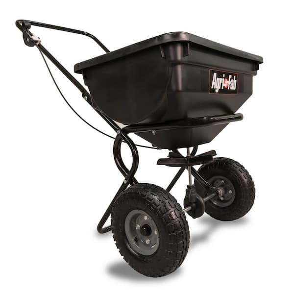 85 lb. 14,200 sq. ft. Push Broadcast Spreader for Seed and Fertilizer