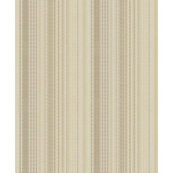 Advantage Morgen Gold Stripe Paper Strippable Roll (Covers 57.8 sq. ft.)