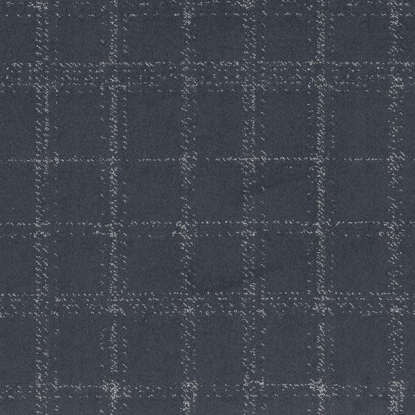 Harrington Color Atlantis Blue - 42 oz. SD Polyester Pattern Installed Carpet