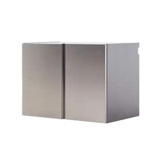 Nova Series Wood Base Door Wall Mounted Garage Cabinet in Metallic Gray (32 in W x 24 in. H x 20 in D)