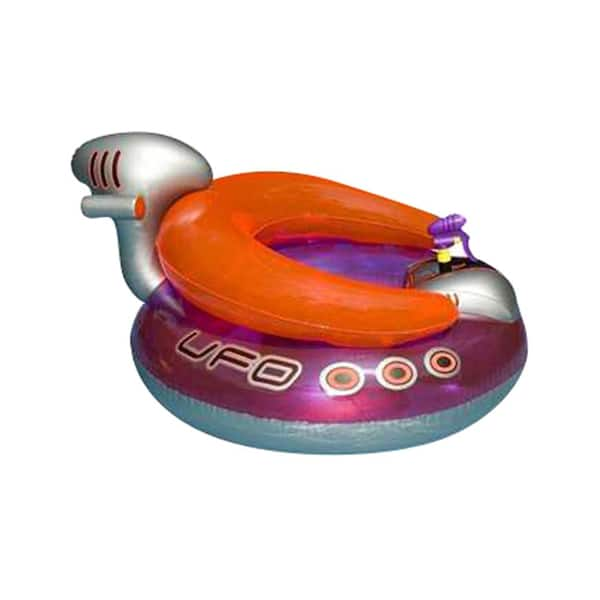 pool float with squirt gun