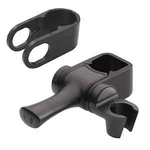 Adjustable Slide Bar/Grab Bar Mount for Handheld Showerhead in Matte Black