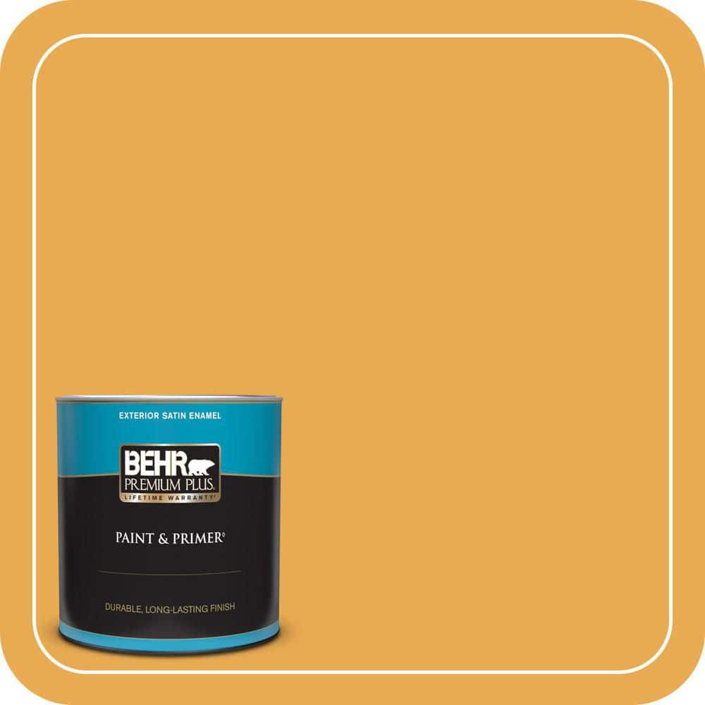 1 qt. #BIC-43 Optimist Gold Satin Enamel Exterior Paint & Primer price history on PriceWatchPro