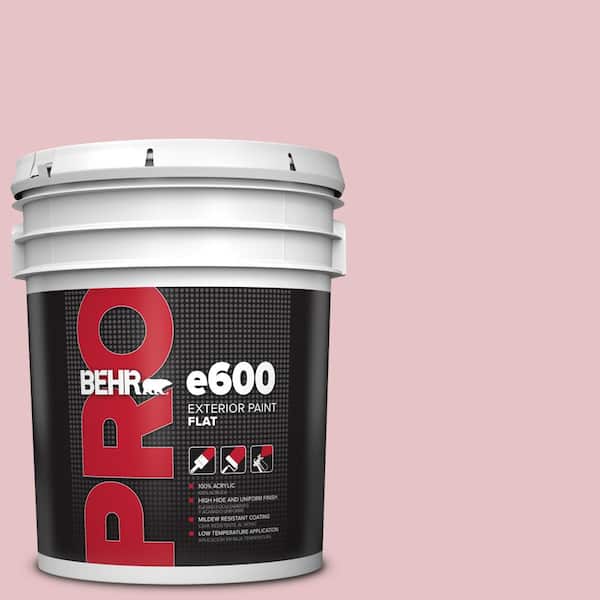 BEHR PRO 5 gal. #S140-2 Cranapple Cream Flat Exterior Paint
