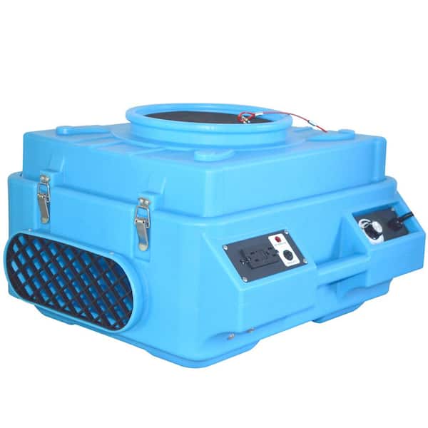 BloTek HEPA Filtration Air Scrubber Blue with Adjustable 2-Speed Fan