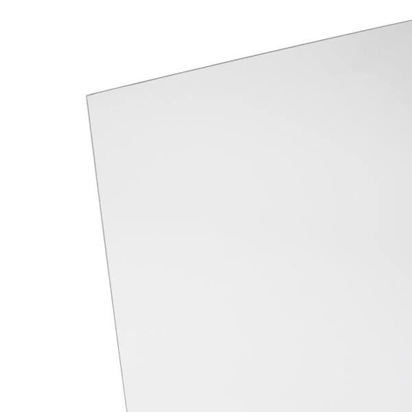 OPTIX 24 in. x 48 in. x 0.220 (1/4) in. Clear Acrylic Sheet (6 pack)
