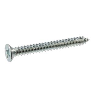 100-Pack The Hillman Group 823746 Stainless Steel Oval Head Phillips Sheet Metal Screw 14-Inch x 2-Inch 