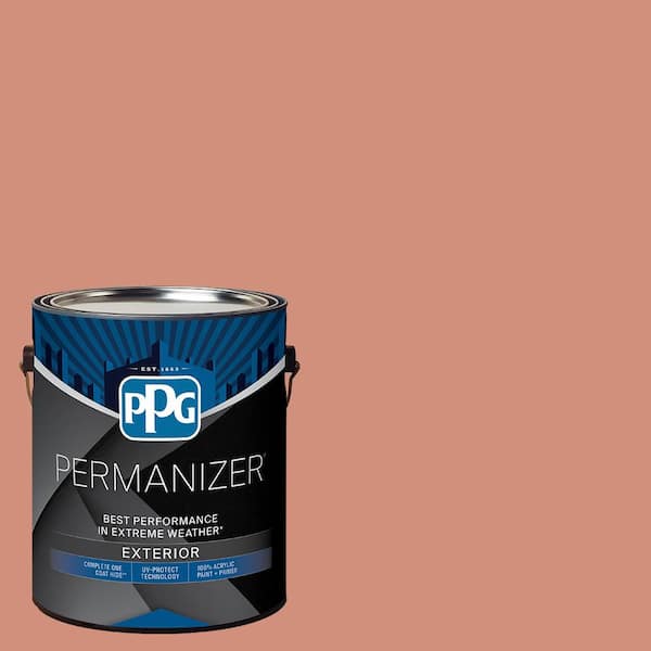 PERMANIZER 1 gal. PPG1063-5 Orange Essential Semi-Gloss Exterior Paint