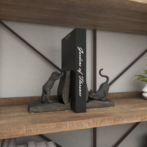 Sitting Cat Bookends Set store of 2 Large 11.5