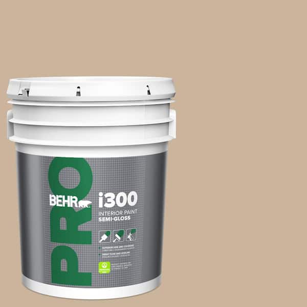 BEHR PRO 5 gal. #PPU4-07 Mushroom Bisque Semi-Gloss Interior Paint