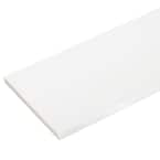 1 in. x 11-1/4 in. x 8 ft. White PVC Trim (3-Per Box)