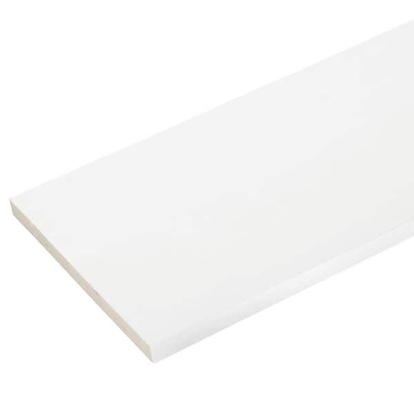 Veranda 1 in. x 11-1/4 in. x 8 ft. White PVC Trim (3-Per Box)