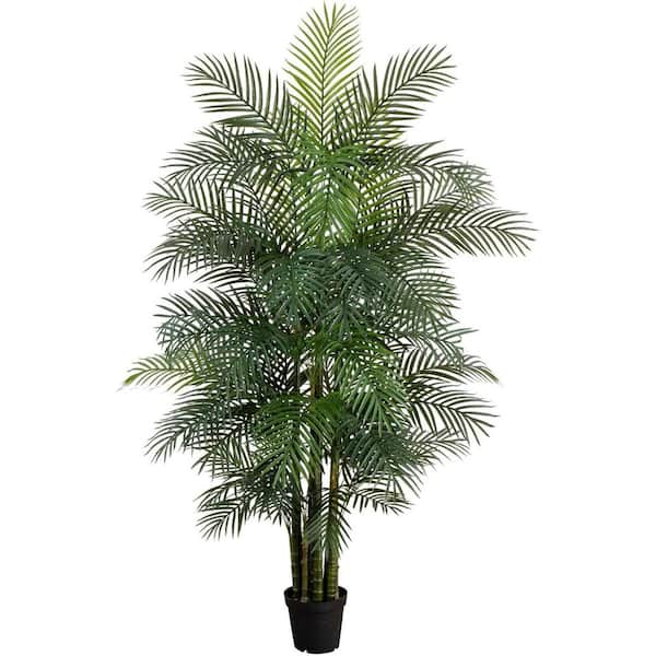 8 ft. UV Resistant Artificial Areca Palm Tree (Indoor/Outdoor)
