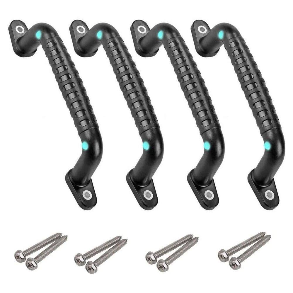 4-Pack Luminous Playground Safety Handles, Sturdy Swing Sets Grab Bars, Jungle Gymnastics Ladder Handles (Black) price history on PriceWatchPro