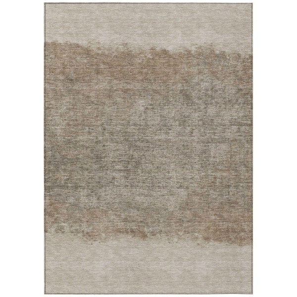Chantille Machine Washable Indoor/Outdoor Abstract ACN2214 Beige 2 ft. 6 in. x 3 ft. 10 in. Area Rug