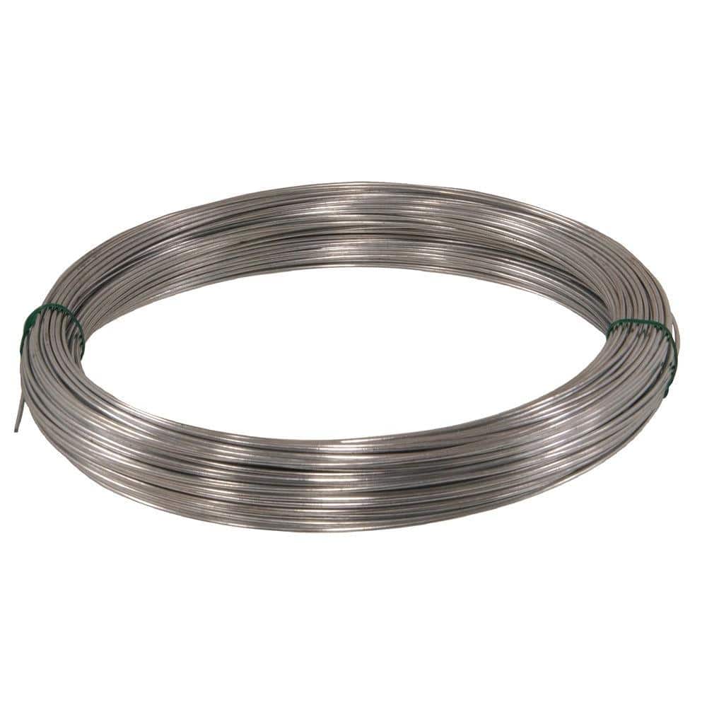 Hillman Steel 20 Gauge Galvanized Hobby Wire, 20 x 175', Silver, Corrosion  Resistant, 15 lbs. Capacity