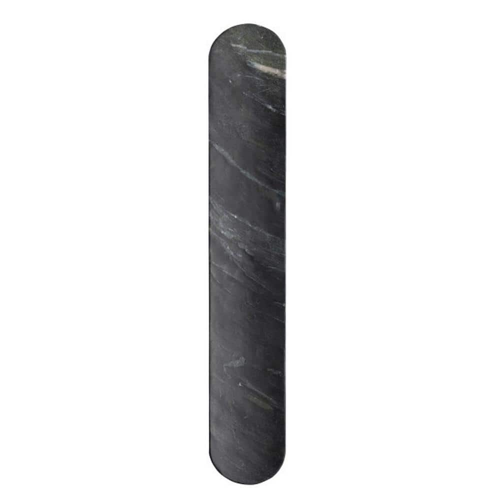 Storied Home 24 in. Minimalist Black Marble Serving Board