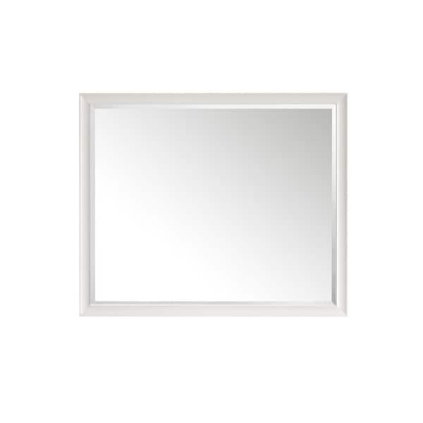 Glenbrook 48.0 in. W x 40.0 in. H Rectangular Framed Wall Mount Bathroom Vanity Mirror in Bright White