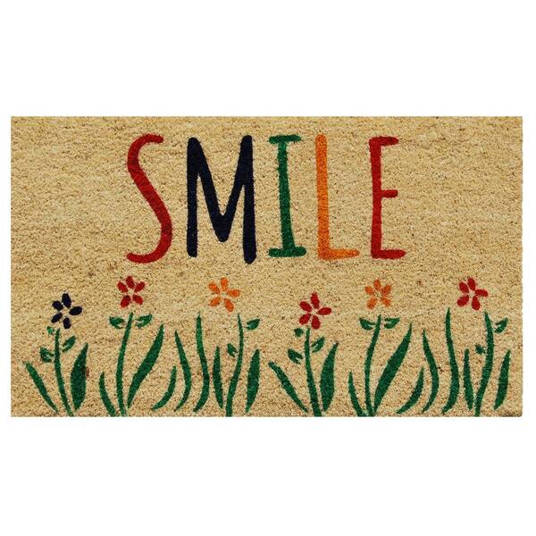 Calloway Mills Smile Door Mat 17 in. x 29 in.