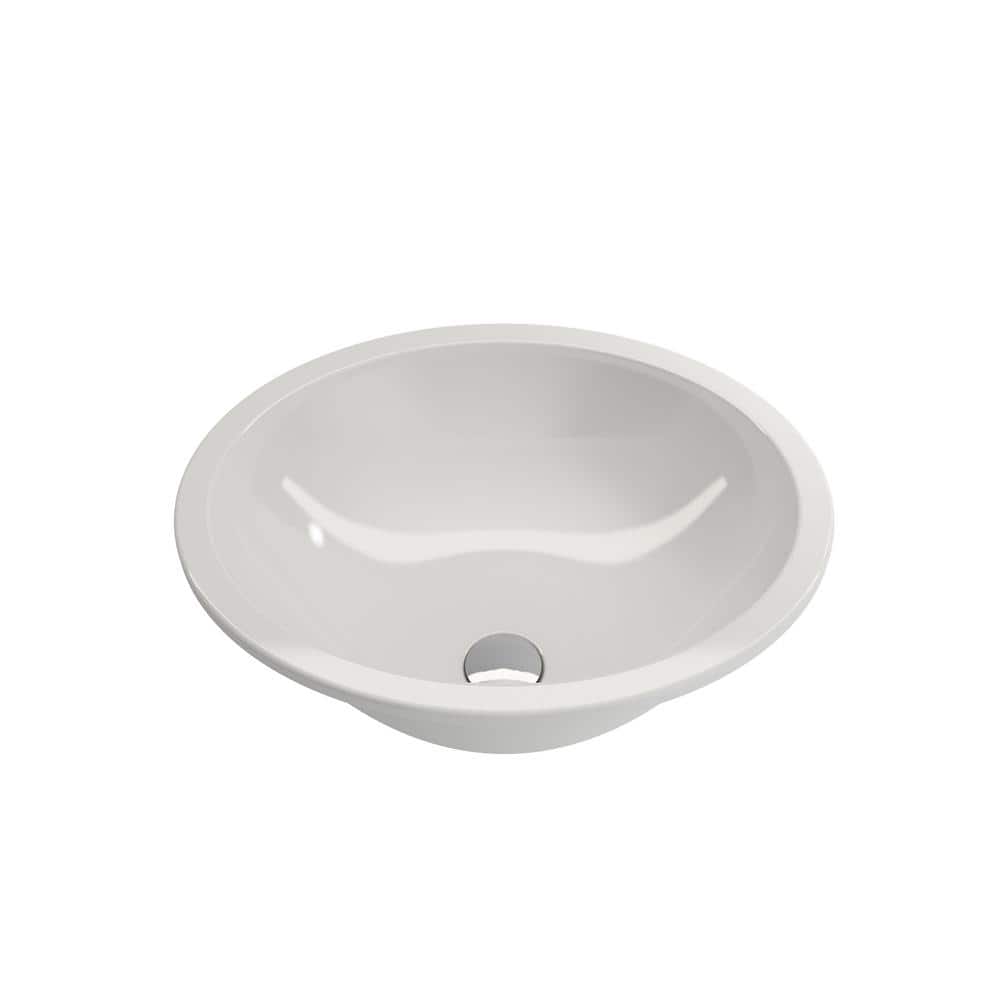 Parma 22" White Ceramic Undermount Oval Bathroom Sink