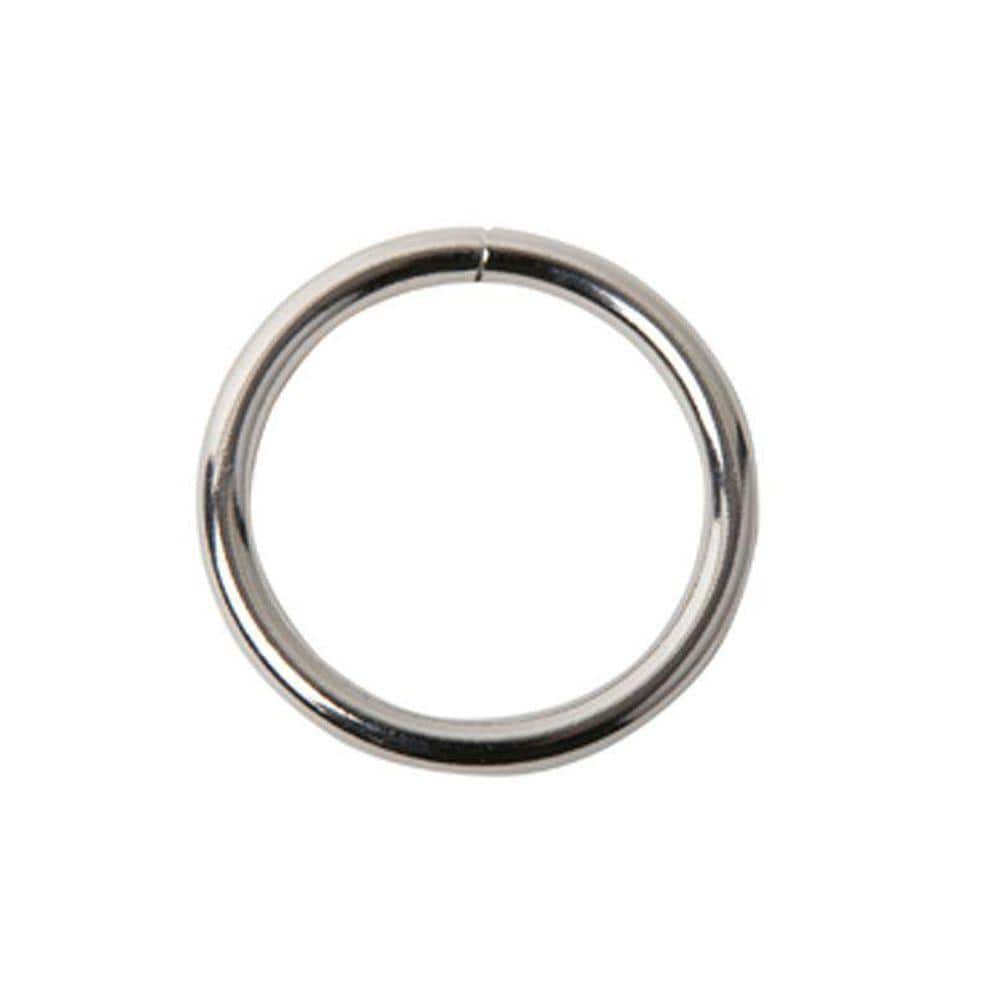 5/8 Metal O Rings Non Welded Nickel 50 PCS