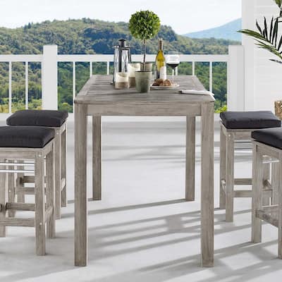 Modway Patio Dining Tables, Narrow Patio Dining Table