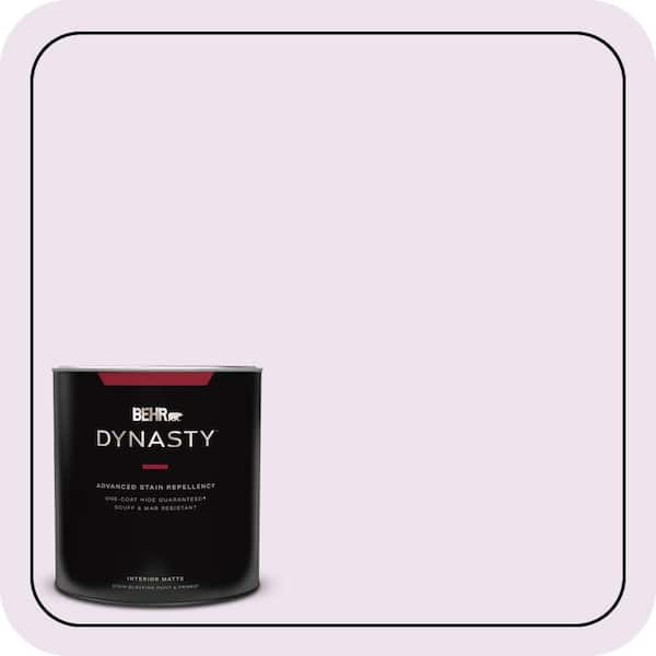 BEHR DYNASTY 1 qt. #670A-1 Quartz Pink Matte Interior Stain-Blocking Paint and Primer
