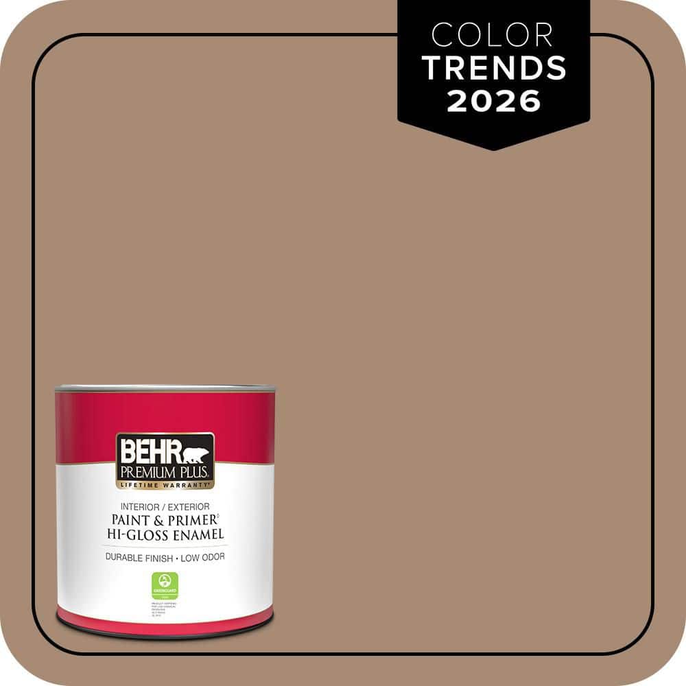 1 qt. #N240-5 Rodeo Tan Hi-Gloss Enamel Interior/Exterior Paint & Primer price history on PriceWatchPro