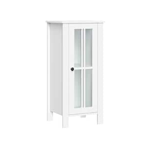 Danbury 13.88 in. W x 30 in. H x 11.69 in. D Single Door Floor Cabinet in White