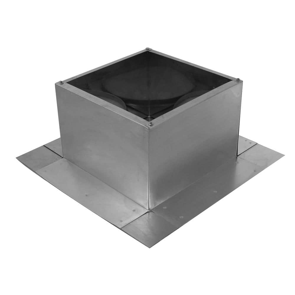 Box is 9 in. Wide x 9 in. Long x 6 in. High Aluminum Roof Curb