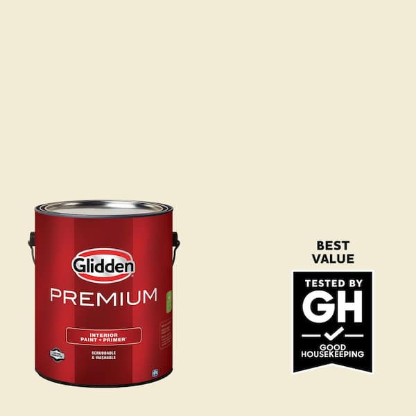 Glidden Premium 1 gal. PPG1092-2 Mesa Beige Semi-Gloss Interior Latex Paint