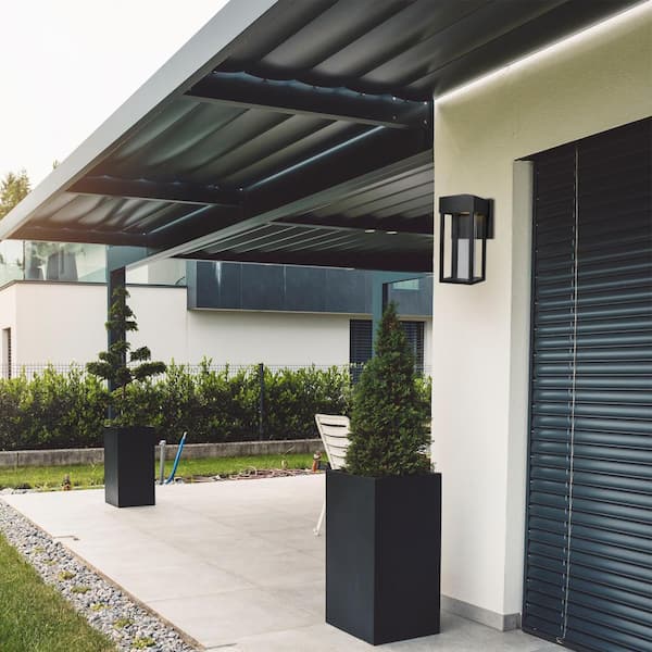 ●ONE BRILLIANT● BowieOB424Black Bowie-OB424-Black Globe Electric Bowie Matte Black Modern Indoor/Outdoor