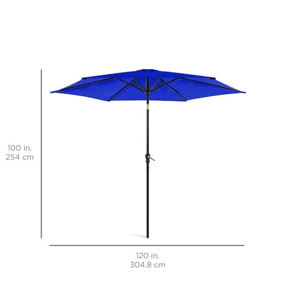 best rectangular patio umbrella with lights Amazon.com : PHI VILLA 15ft Large Patio Umbrella with Solar Lights,  Double-Sided Outdoor Market Rectangle Umbrellas with 36 LED Lights, Umbrella  Base (Stand) Included, Navy Blue : Patio, Lawn & Garden
