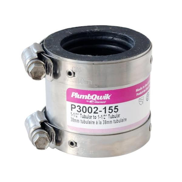 Fernco Proflex 1-1/2 in. Neoprene Shielded Coupling