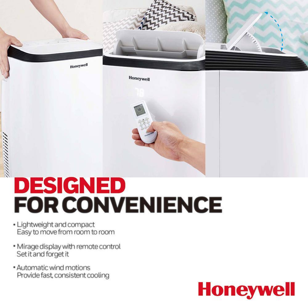 Honeywell 9,900 BTU White Portable Air Conditioner with Remote