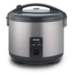 Tiger 8-Cup Black Rice Cooker and Warmer, Urban Satin JNP-S15U - The Home  Depot