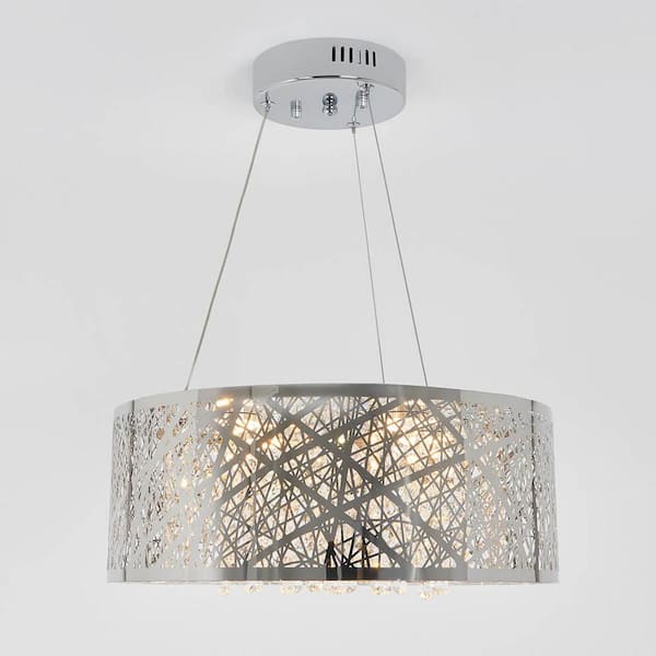 artika crystal nest pendant led light fixture