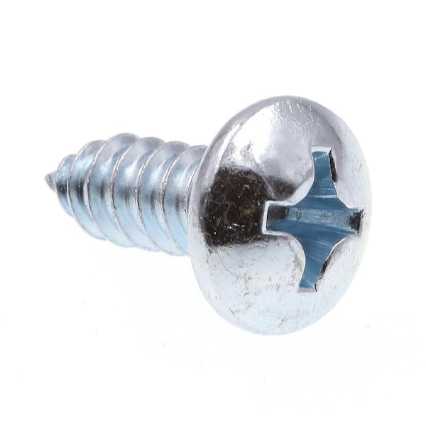 Prime-Line #14 x 5/8 in. Zinc Plated Steel Phillips Drive Pan Head Self-Tapping Sheet Metal Screws (100-Pack)