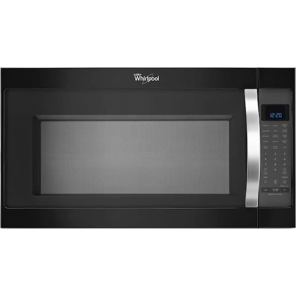 Whirlpool 2.0 cu. ft. Over the Range Microwave in Black Ice with Sensor Cooking