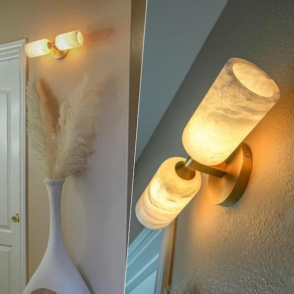 Yuyi Set Of 2 Modern Black Wall Sconces – Clear Glass Shade, 23" Long, Includes Bulbs, Dimmable