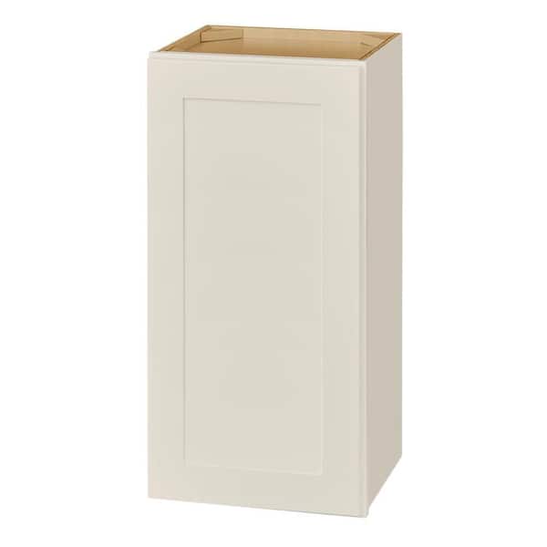 Avondale 15 in. W x 12 in. D x 30 in. H Ready to Assemble Plywood Shaker Wall Kitchen Cabinet in Antique White