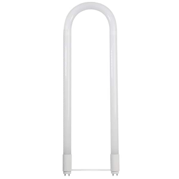 Feit Electric 15-Watt 6 in. T8 G13 Type AB Plug and Play and Ballast Bypass Linear U-Bend LED Tube Light Bulb, Cool White 4000K