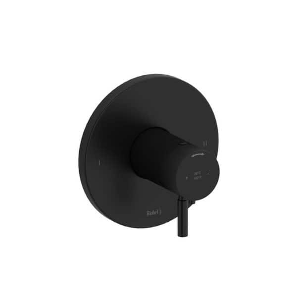 RIOBEL Riu 2-Handle Shower Trim Kit in Black