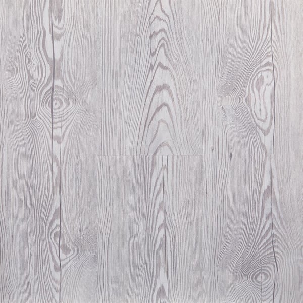 Islander Morning Frost 8 MIL x 5.9 in. W x 48 in. L Click Lock Waterproof Luxury Vinyl Plank Flooring (19.7 sqft/case)