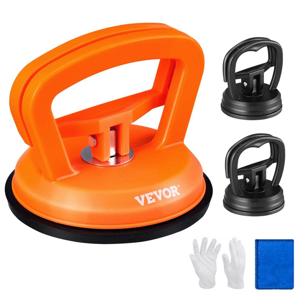 VEVOR Dent Removal Kit, 3 Packs Suction Cups, Dent Puller Handle Lifter ...