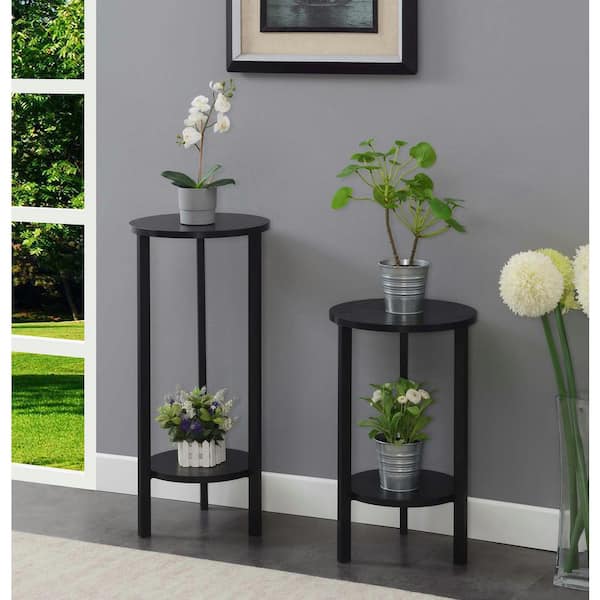  WEENINE 37 Tall Metal Plant Stand, 2 Tier Plant Tables Modern  Square Corner Flower Plant Display Pedestal Stands Holder for Indoor  Outdoor (37-Black) : Patio, Lawn & Garden